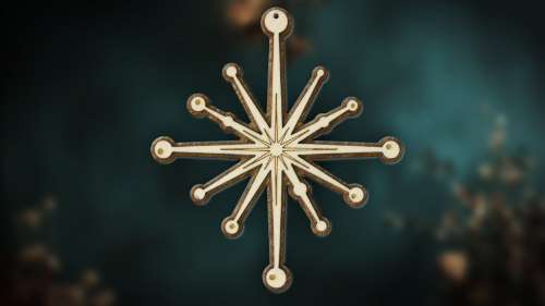 Mid-Century Modern Elegant Star Ornament